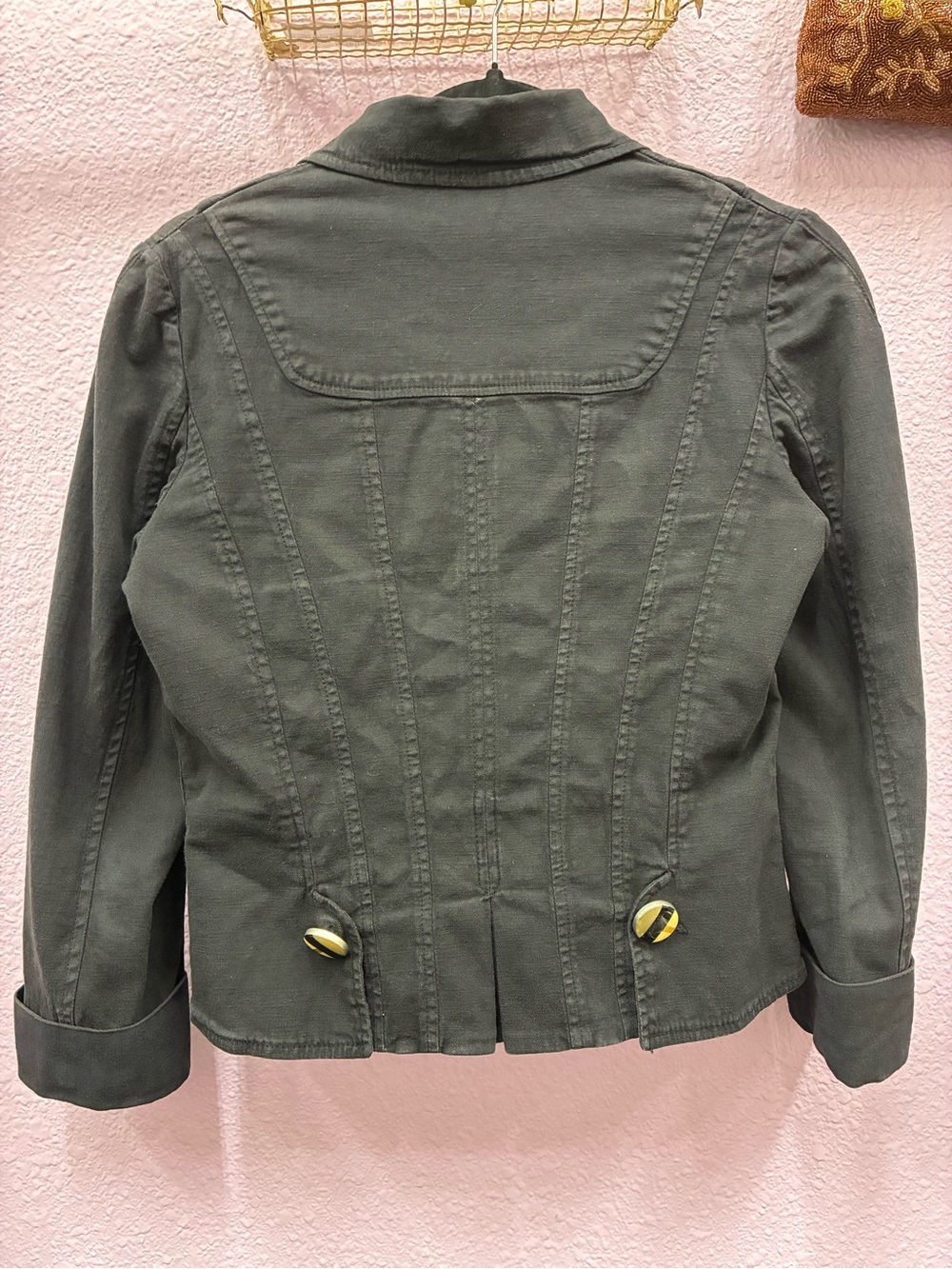 D&G Silver Button-Front Jean Jacket - Picture 4 of 4